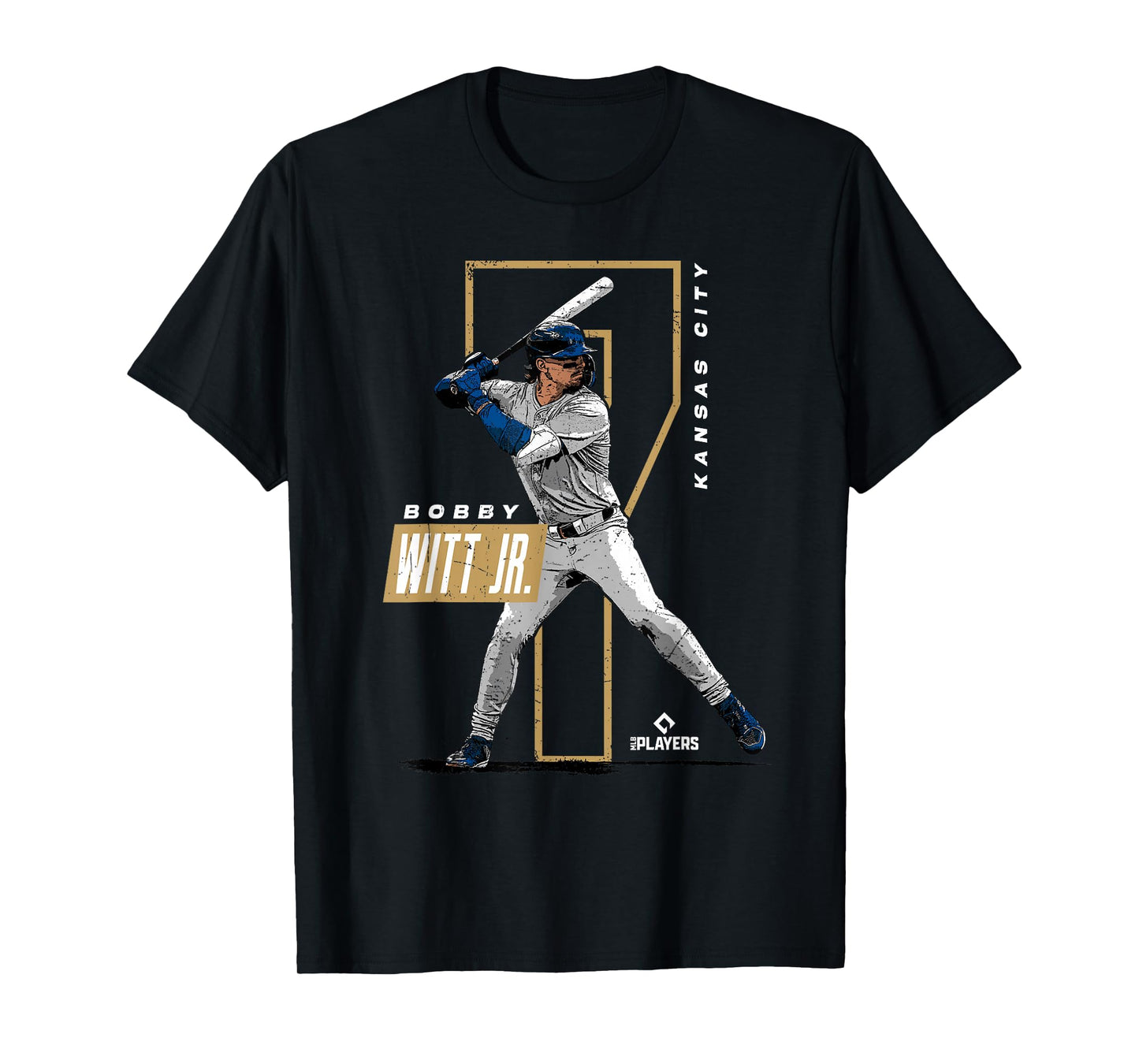 Bobby Witt Jr. | Kansas City Baseball Players | MLBWIT3002 T-Shirt