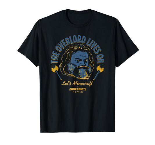 A Minecraft Movie The Overlord Lives On Steve Head Portrait T-Shirt
