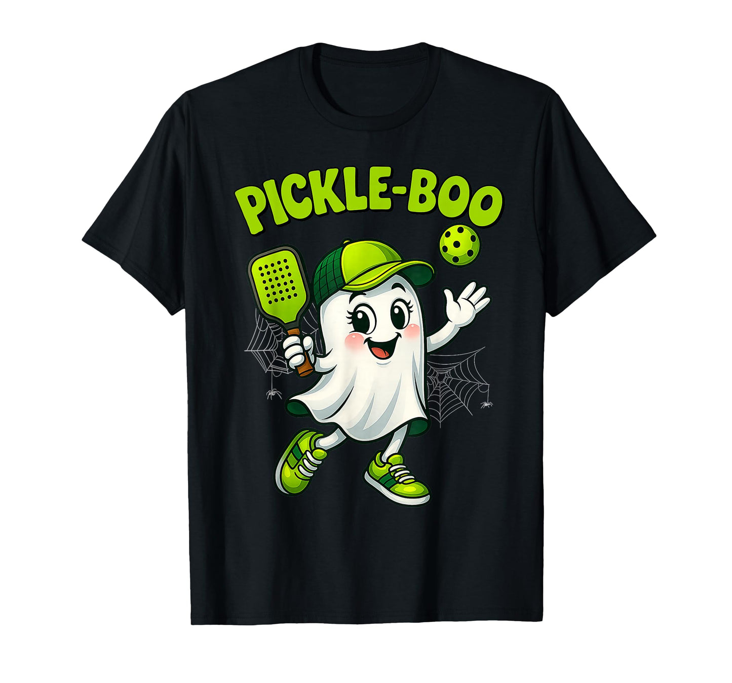 Pickleball Ghosts Halloween Costume Men Women T-Shirt