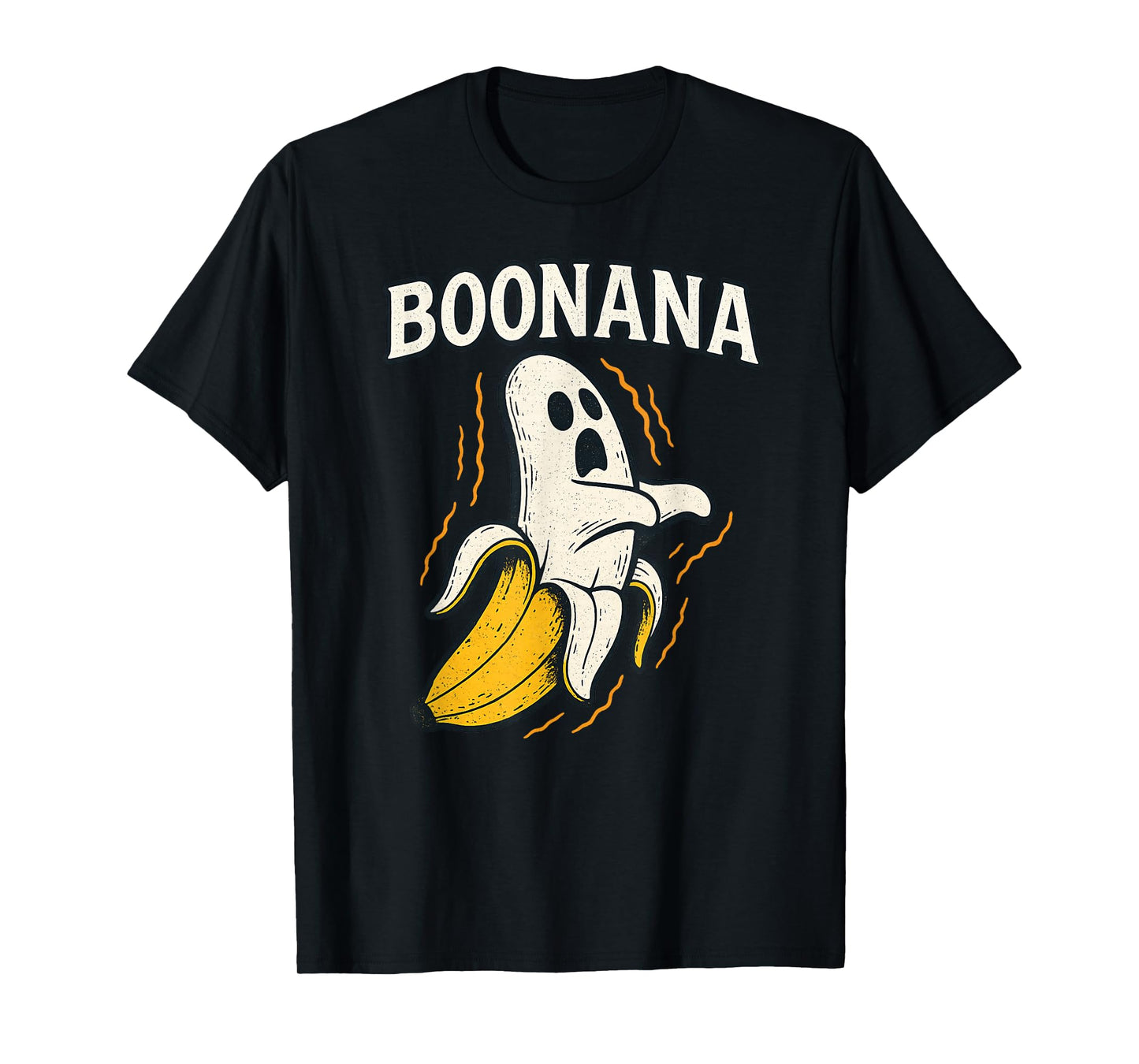 Boonana Cute Ghost Banana Halloween Costume Men Women Kids T-Shirt