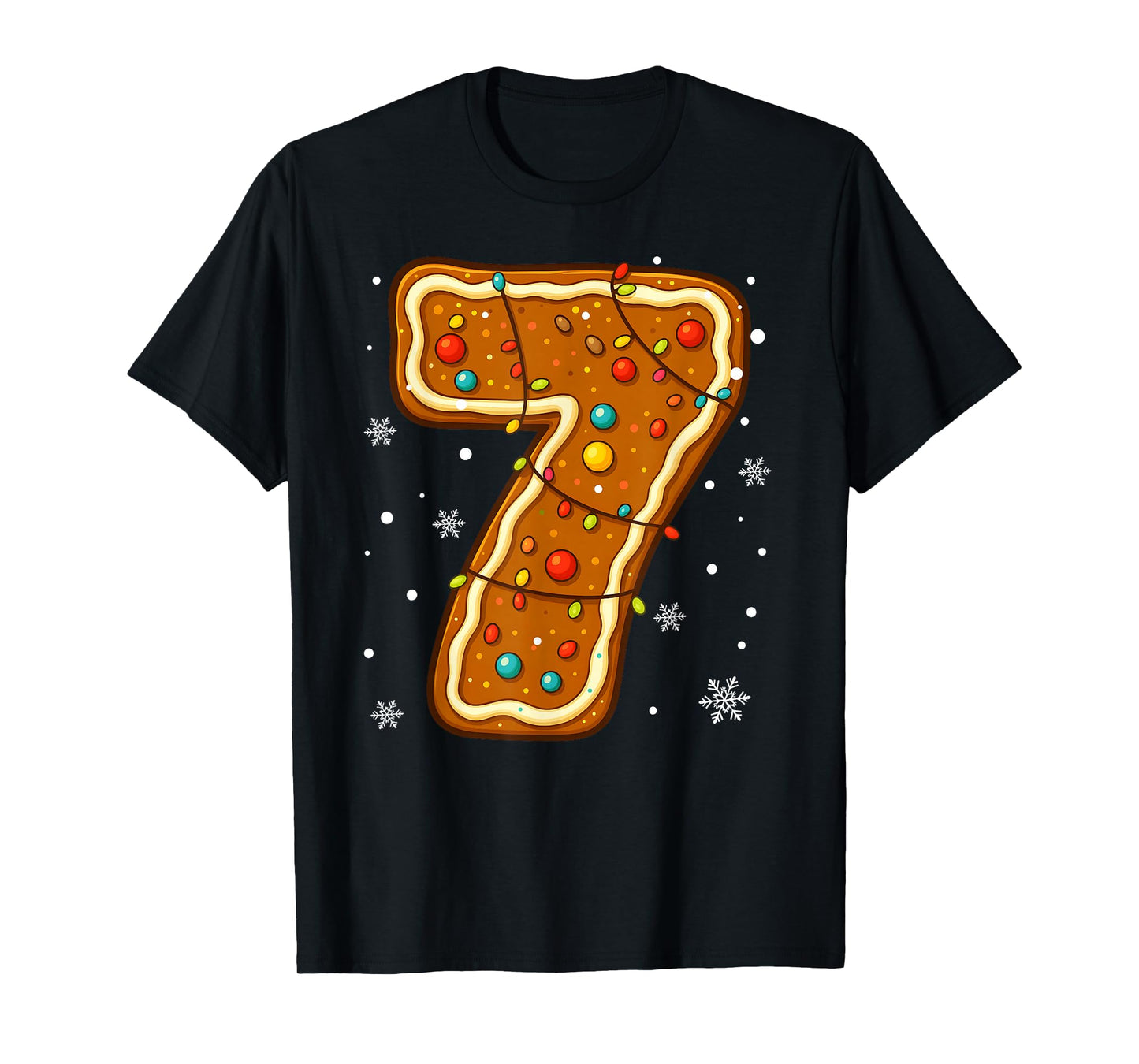 6 7 Gingerbread Meme Christmas Matching Couple Boy Girl Teen T-Shirt