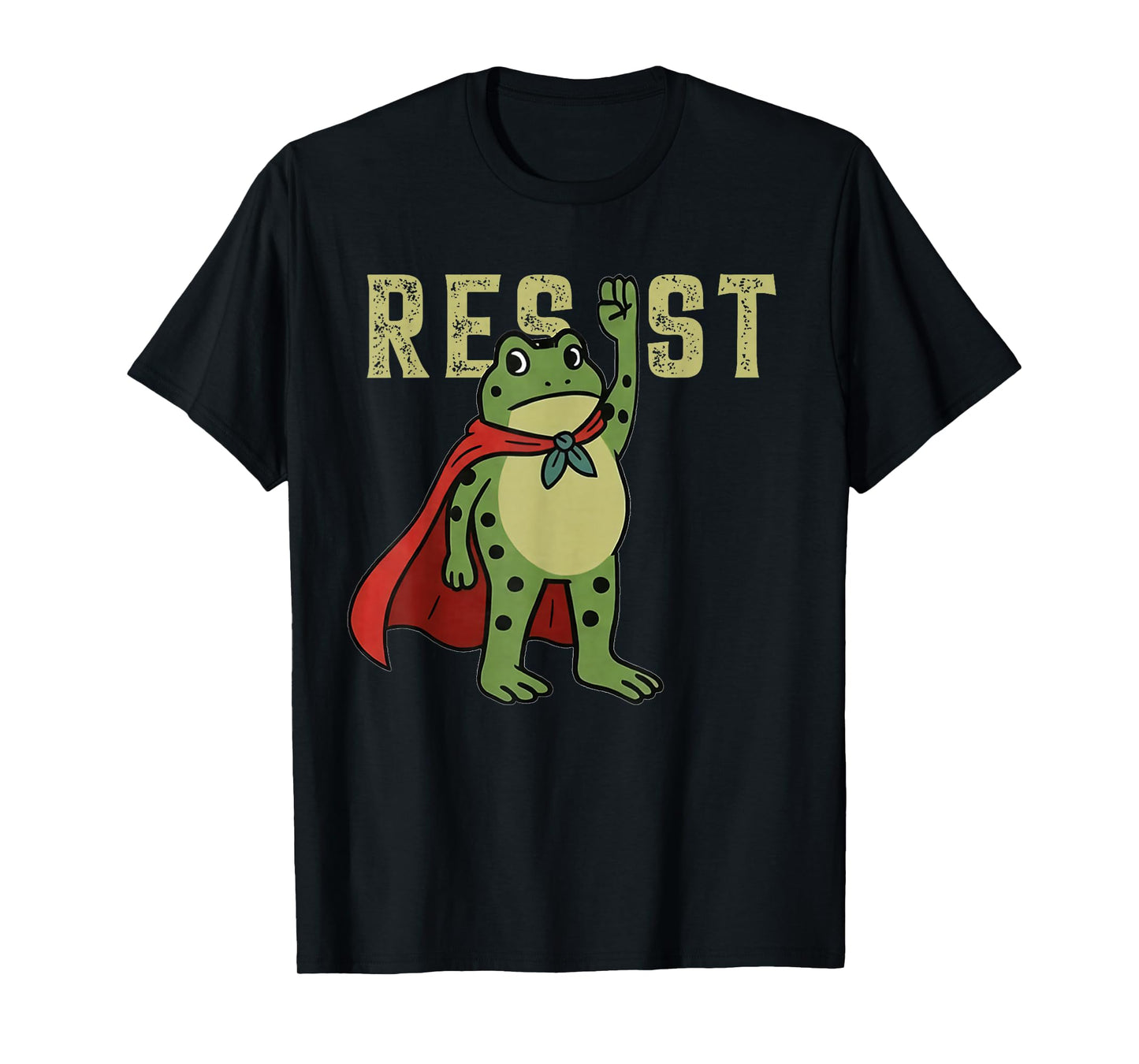Retro Vintage Portland Frog Protest Funny Frog Resist 2025 T-Shirt