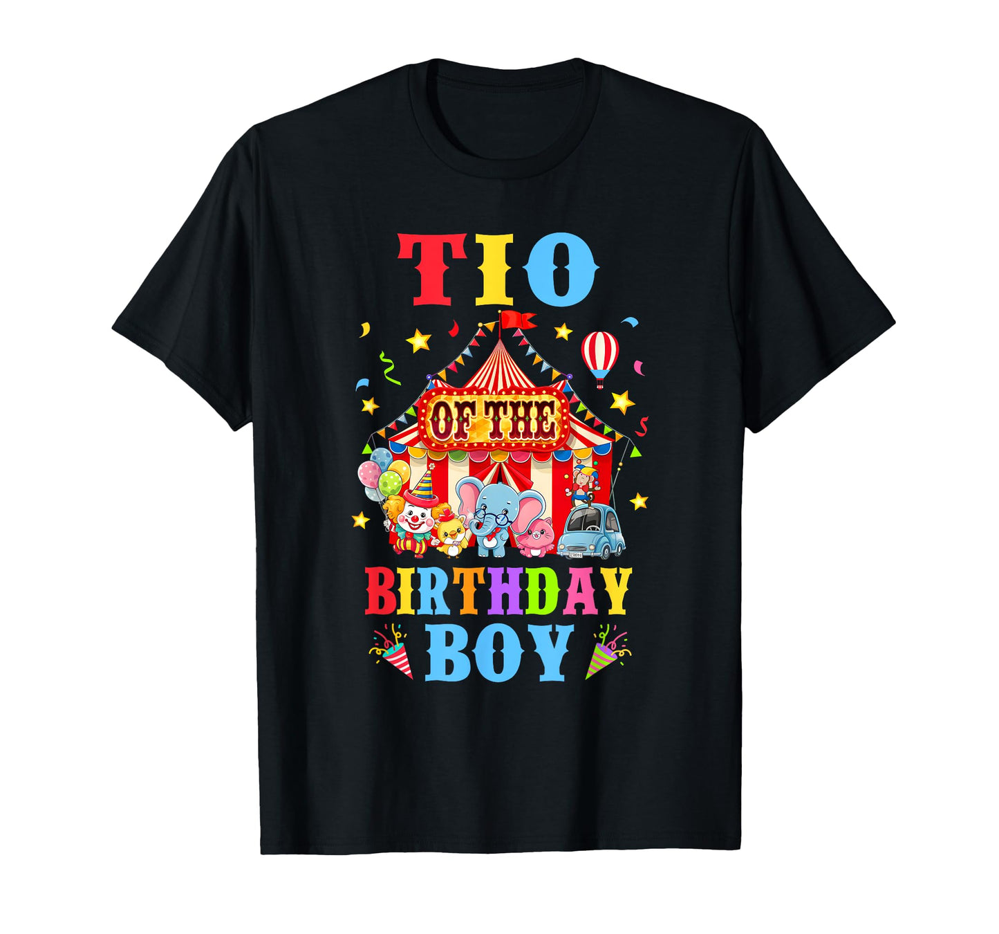 Tio Of The Birthday For Boy Circus Carnival Theme Party T-Shirt