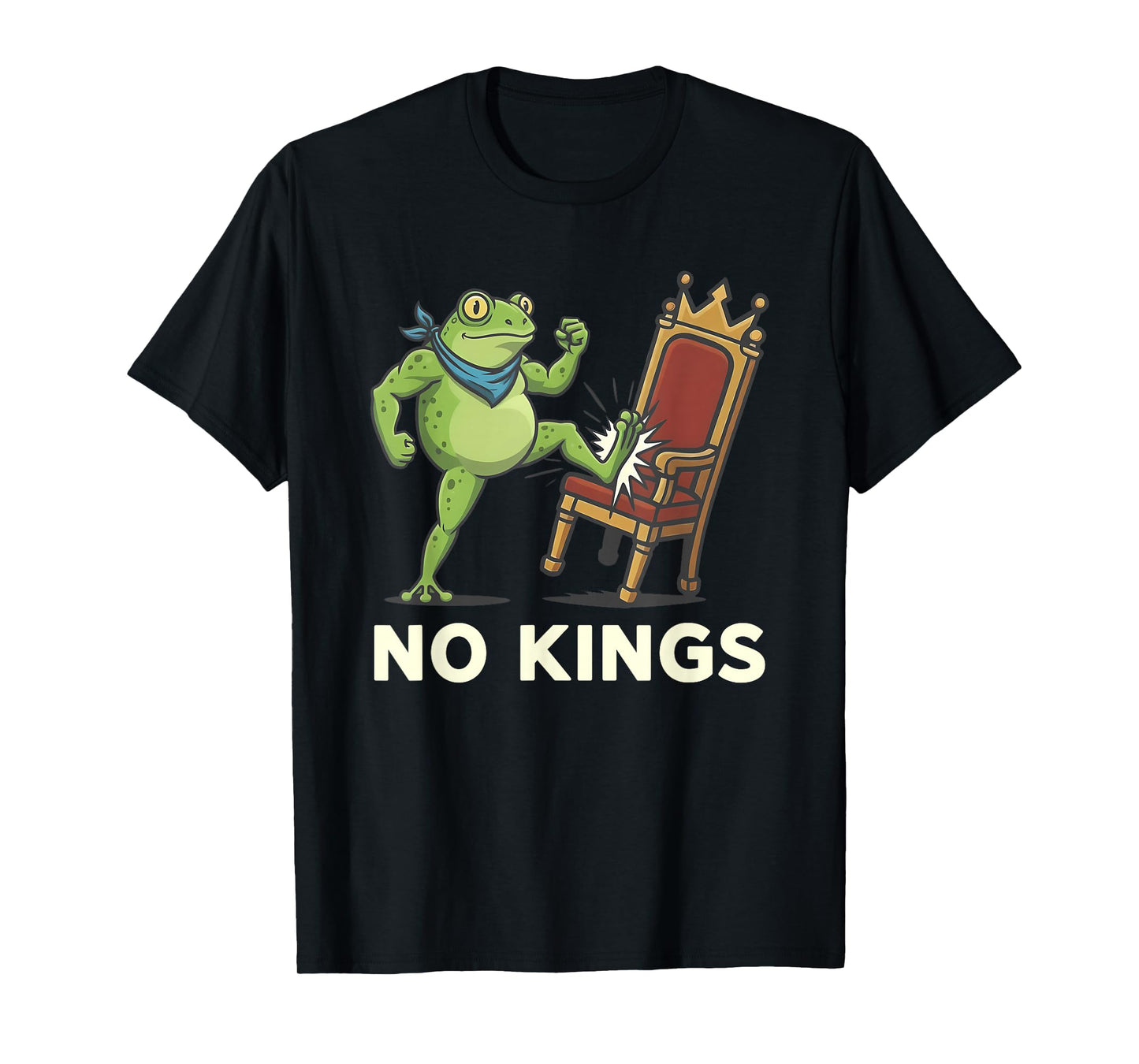 Frog Protest No Kings T-Shirt