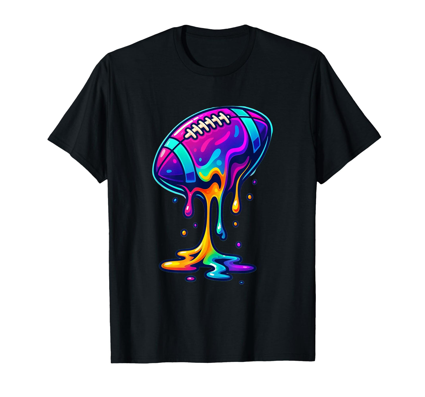 Football Drip Drippy Clothes Youth Boys Sports Tee T-Shirt