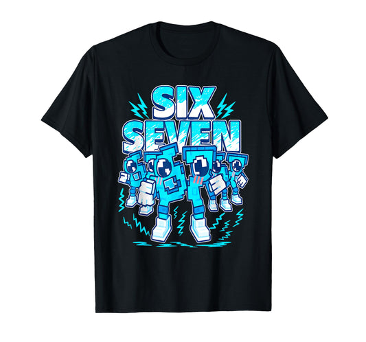 67 Meme Six Seven 6 7 Italian Brainrot Birthday Kids Boys T-Shirt