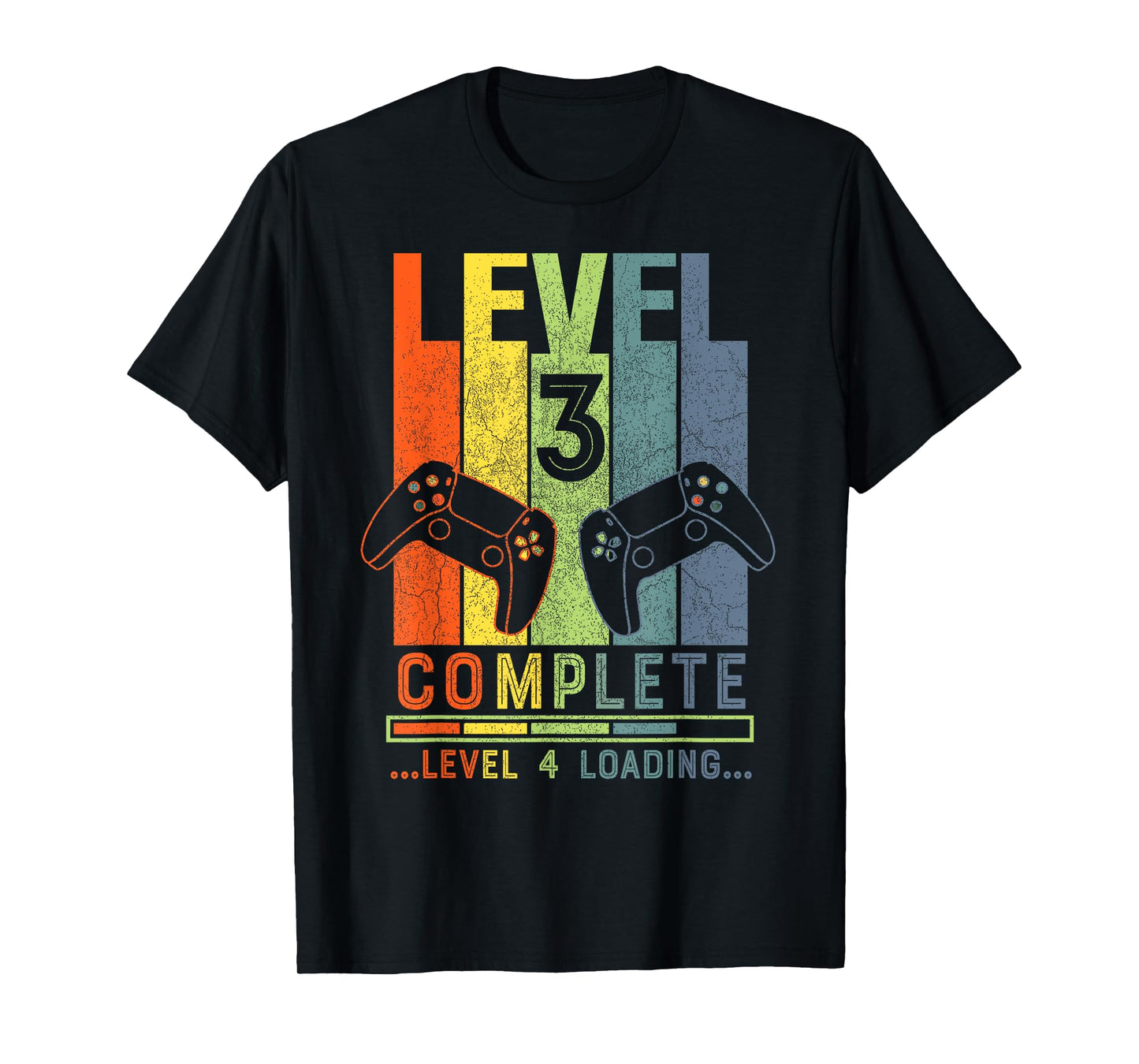 Level 3 Complete Gamer Gift 3 Years Wedding Anniversary T-Shirt