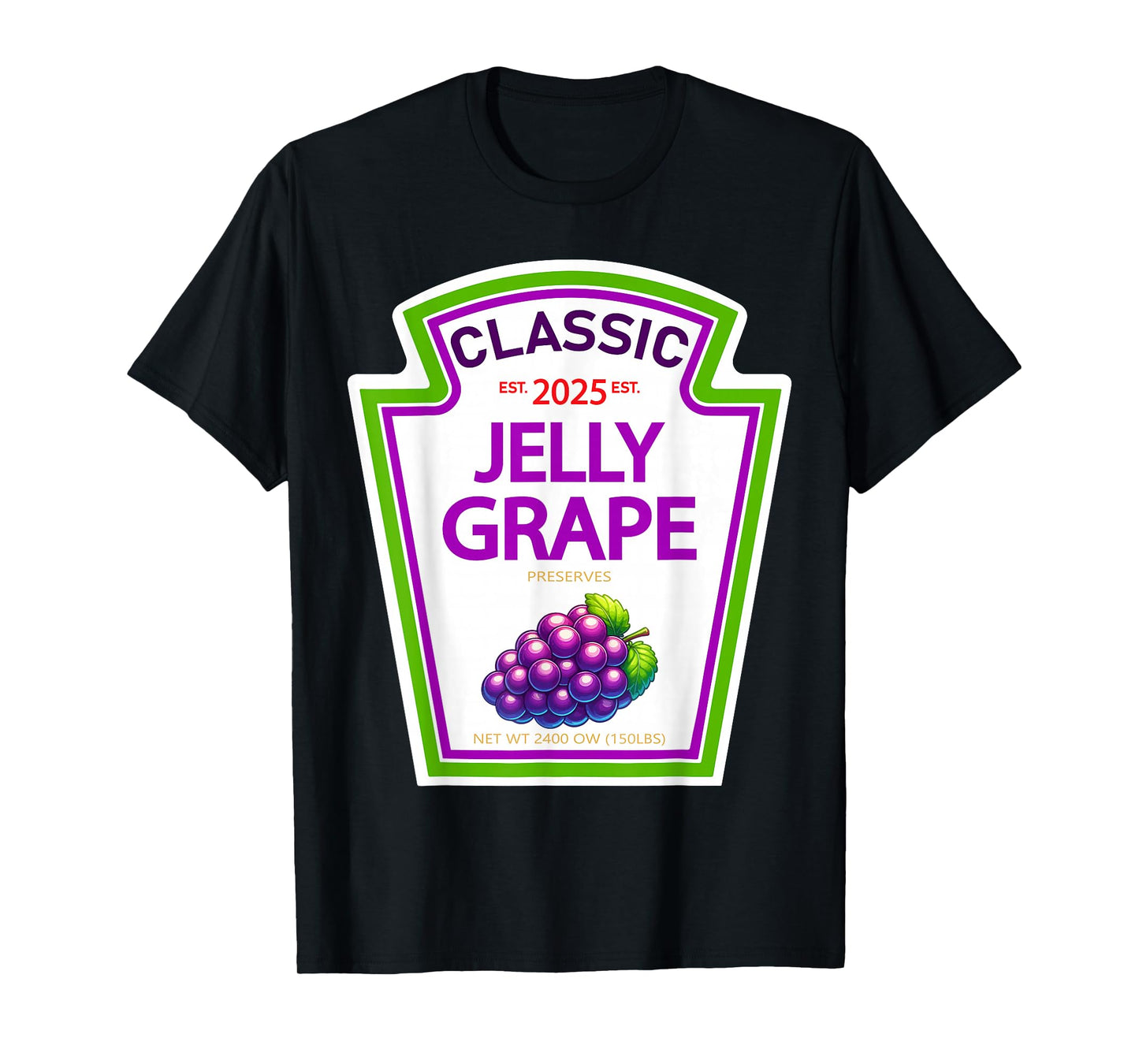Jelly Grape Halloween Costume Group Condiments Gifts T-Shirt