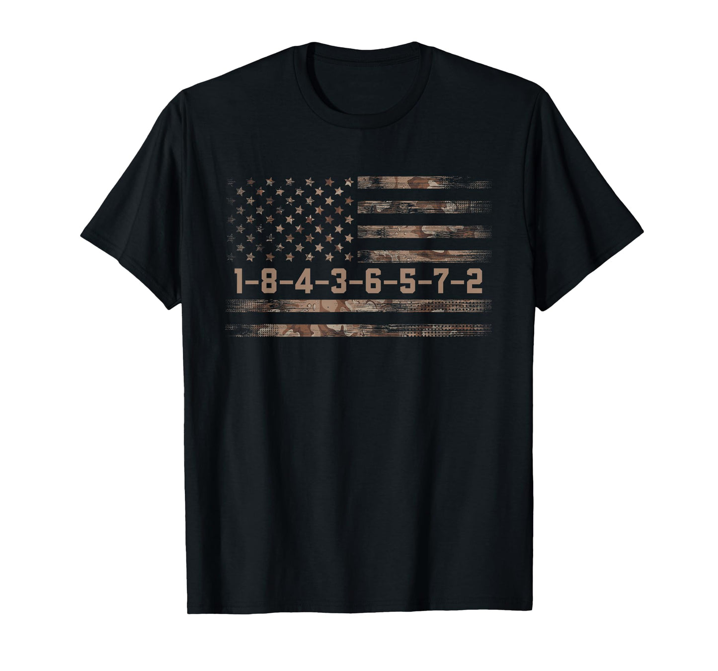 1-8-4-3-6-5-7-2 Firing Order Small Block Engine V8 T-Shirt