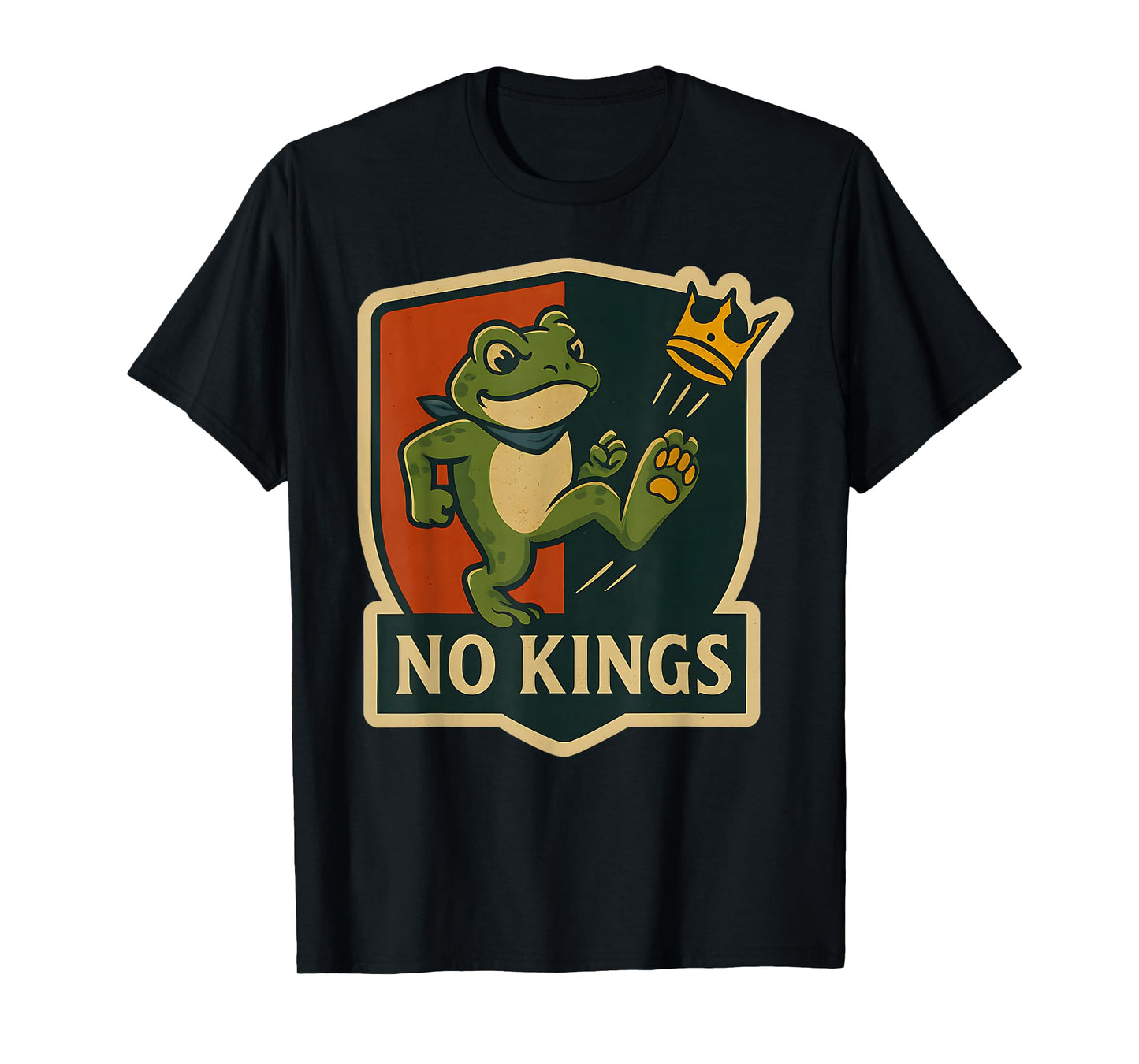 Frog No Kings Shirt Men Women No Kings in America T-Shirt