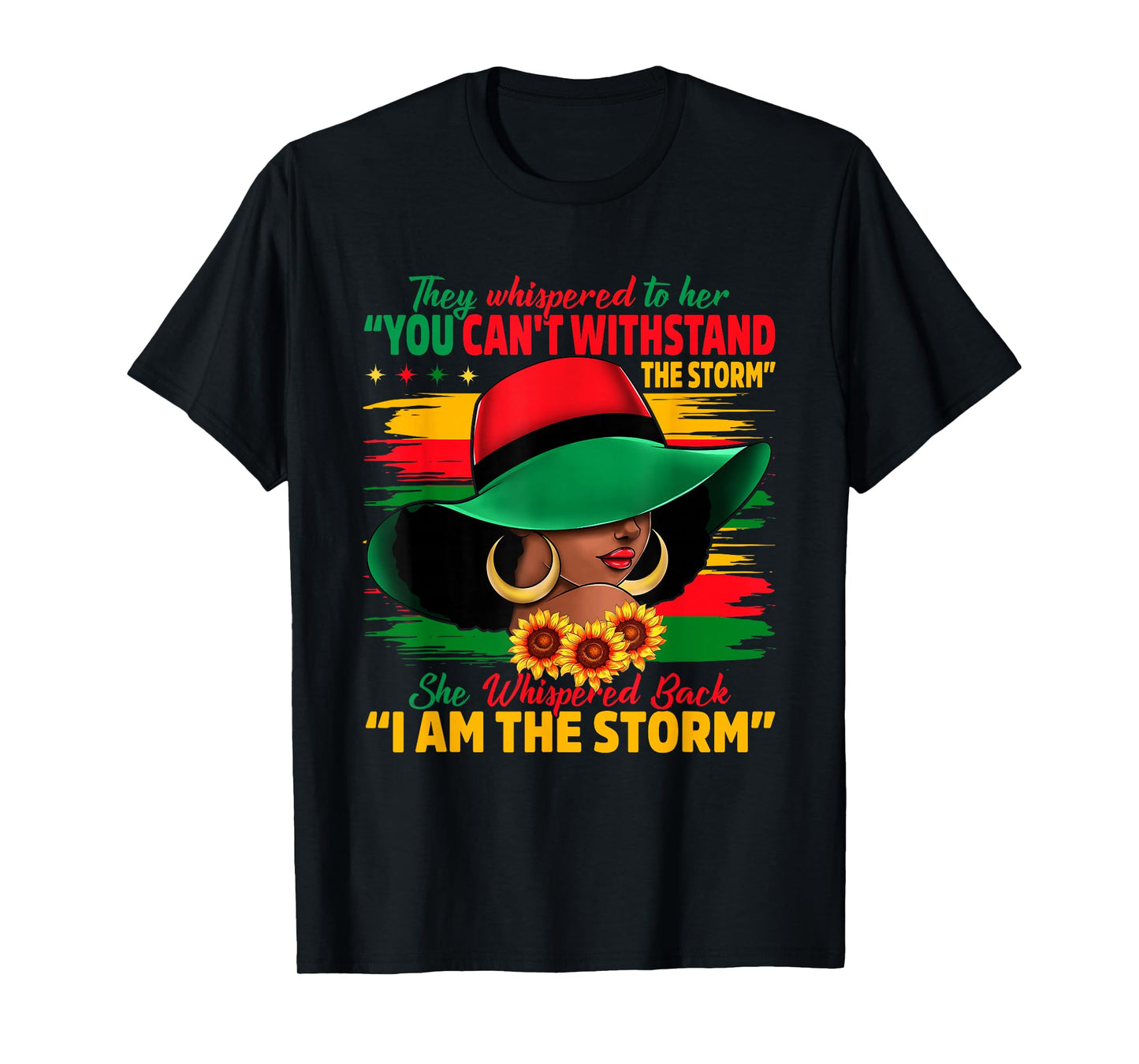Proud Black African American Ladies Black History Month T-Shirt