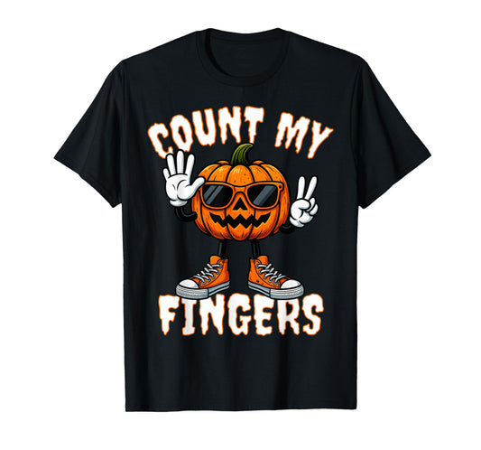 67 Halloween Pumpkin Funny Brainrot Meme Kids Six Seven Boys T-Shirt