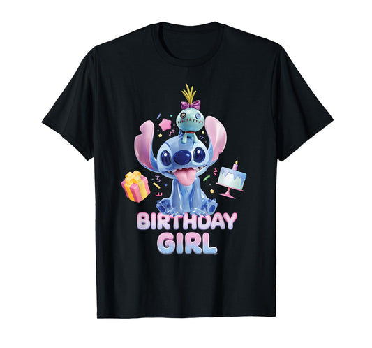 Disney Stitch & Scrump "Birthday Girl" Birthday Party T-Shirt