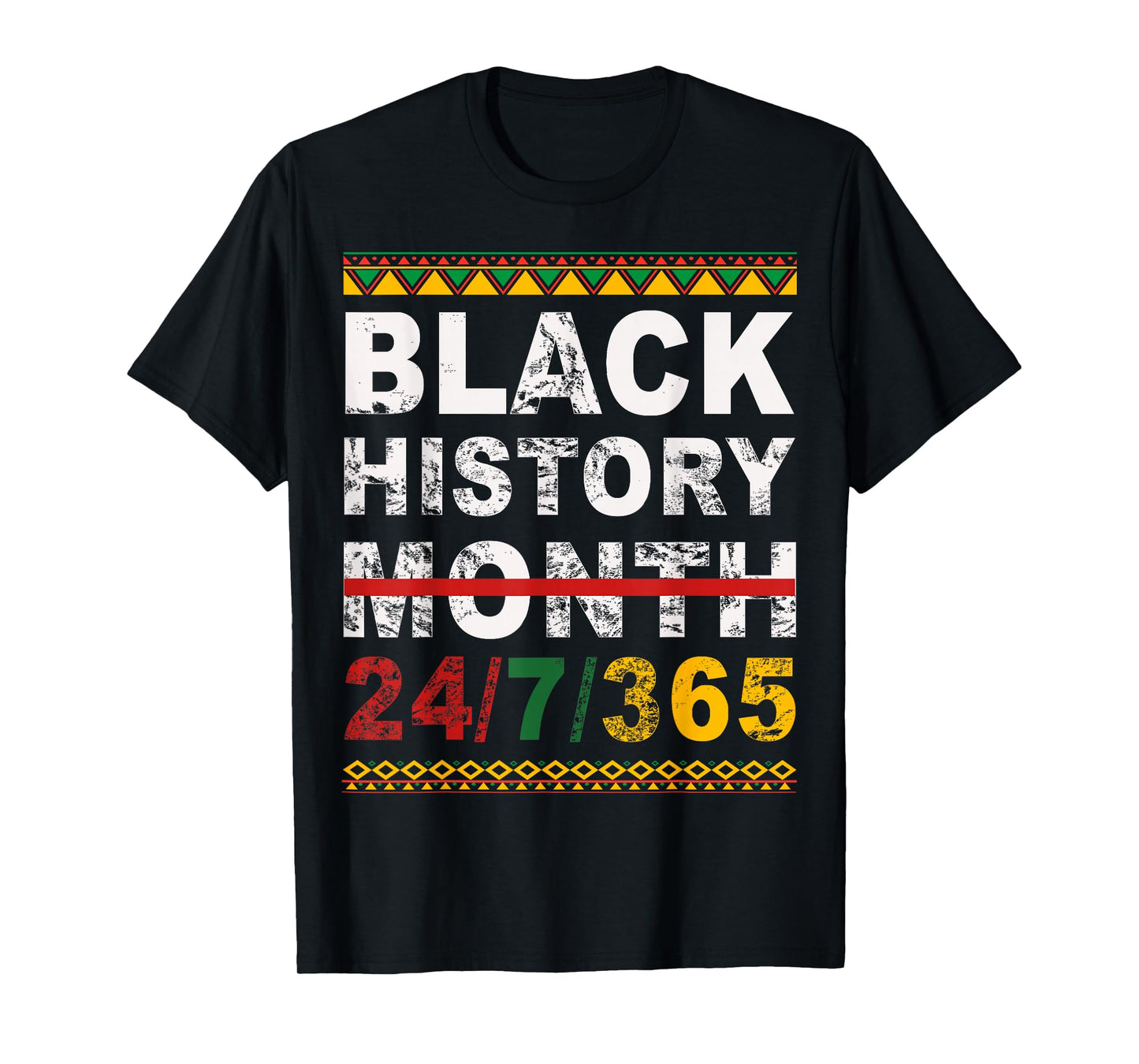 One Month Can't Hold Our History Black History Month T-Shirt