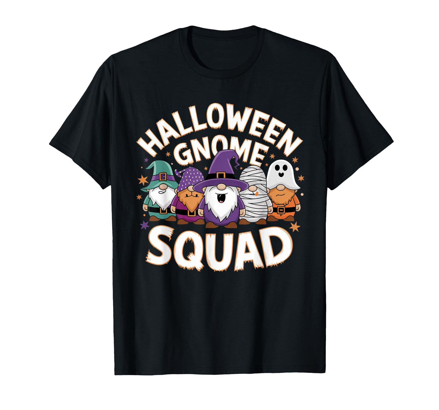 Halloween Gnome Squad Tee Cute Group Family Costume T-Shirt