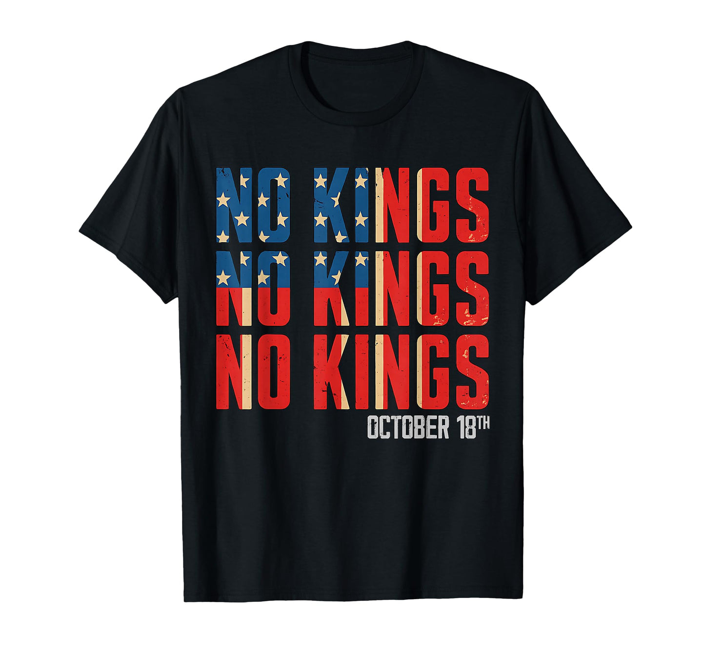 No Kings October 18 Shirt Men Women Kids No Kings 2025 T-Shirt