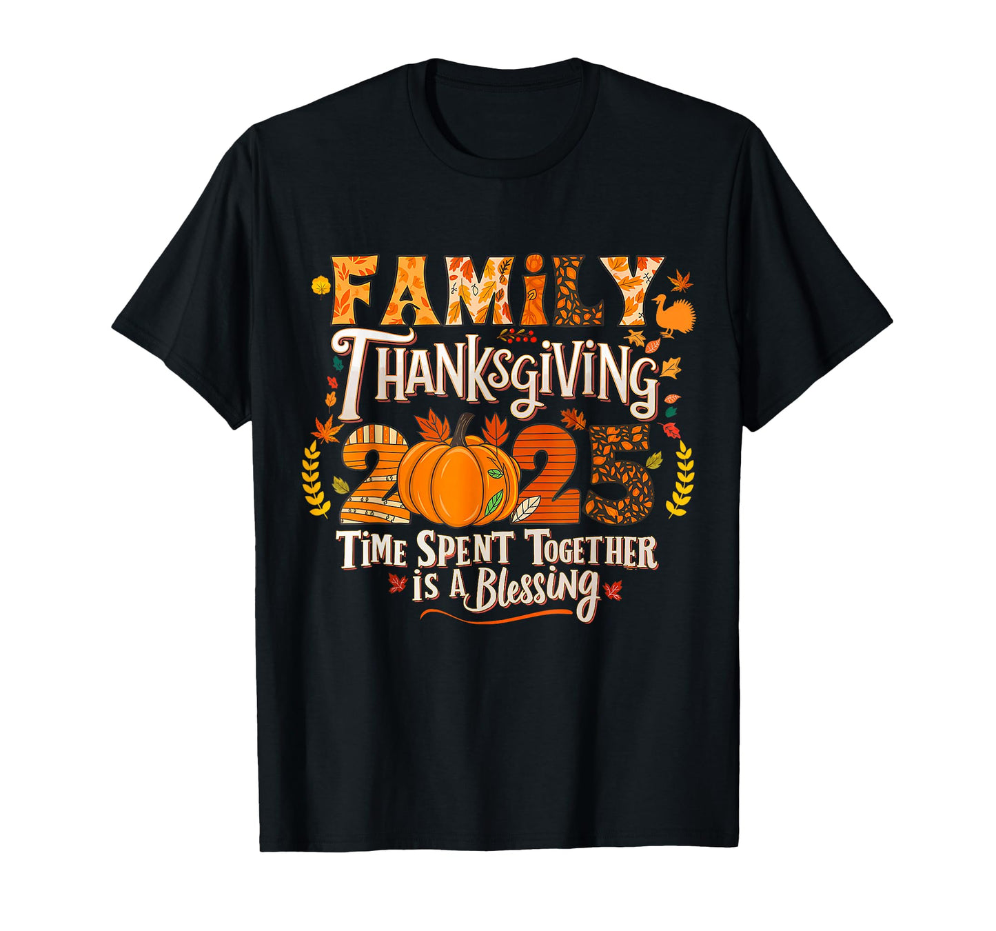 Family Thanksgiving 2025 Thanksgiving Crew Matching Group T-Shirt