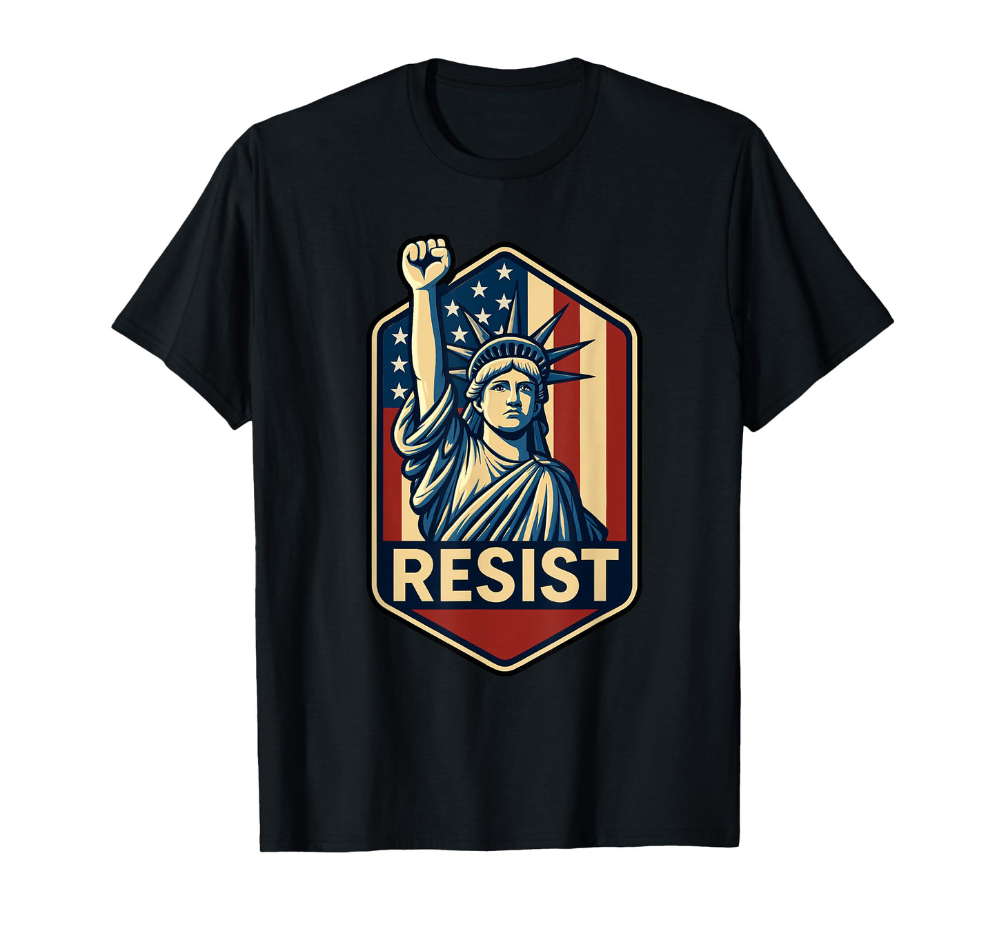Resist - Lady Liberty Fist T-Shirt