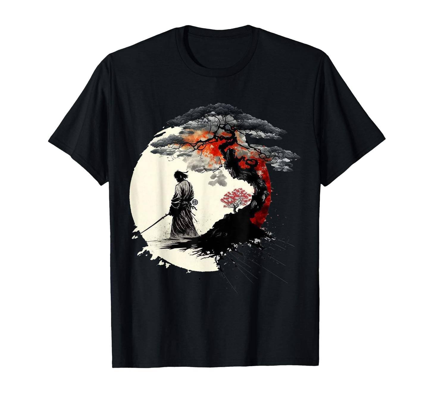 Japanese Art Aikido Tree of Life Martial Art of War Samurai T-Shirt