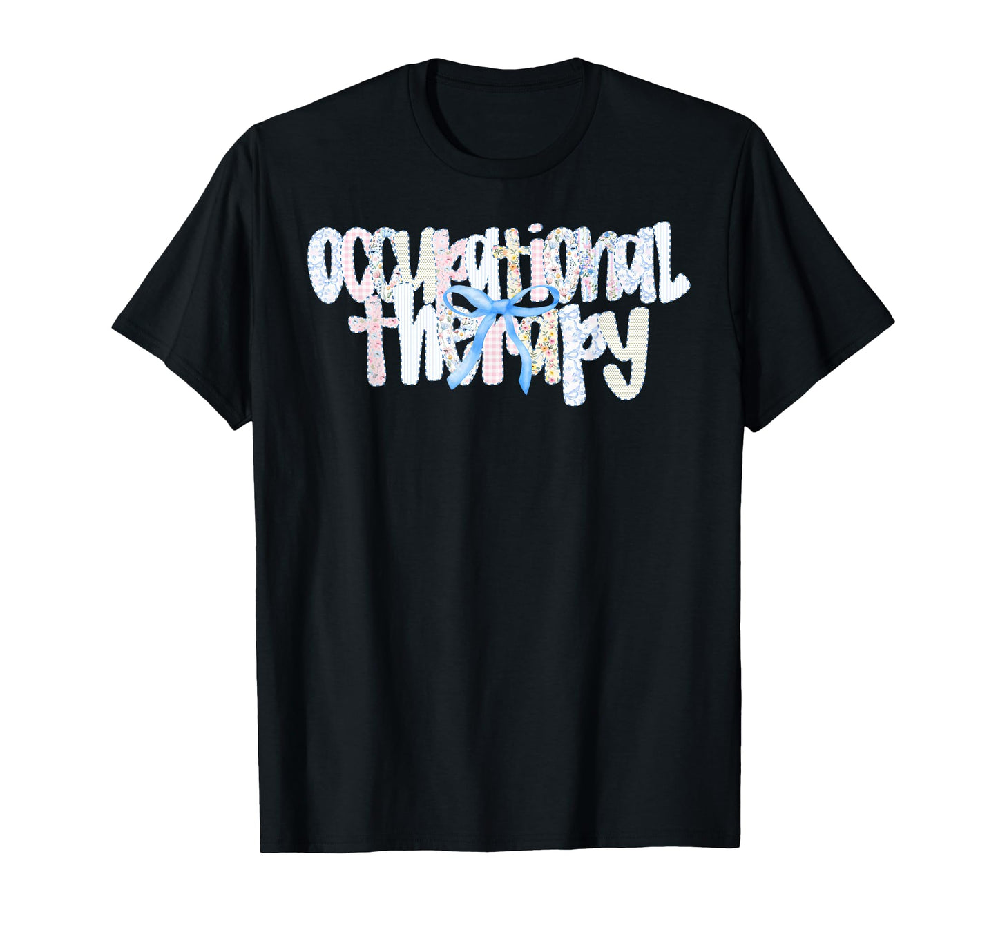 Floral Occupational Therapy Coquette Bow OTA Gift T-Shirt