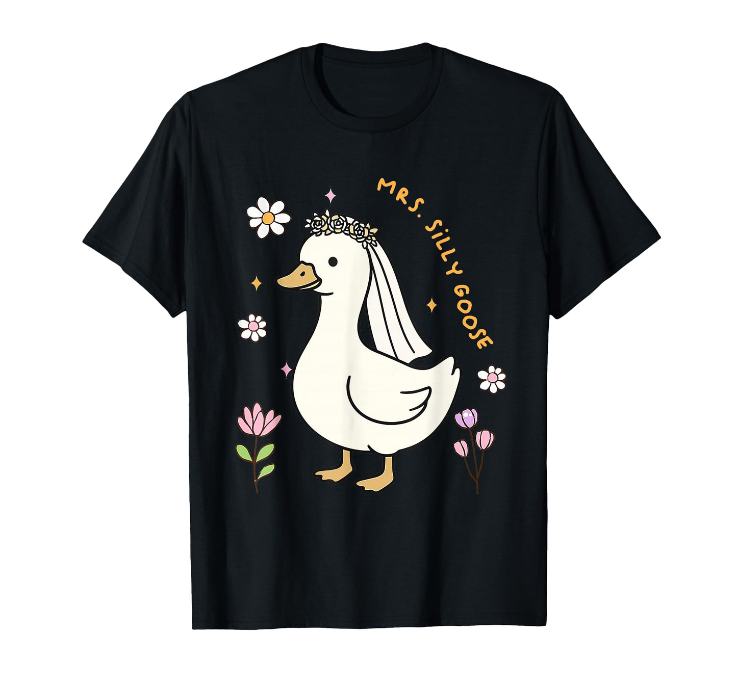 Mrs Silly Goose Bride To Be Wedding Bride Groom Matching T-Shirt