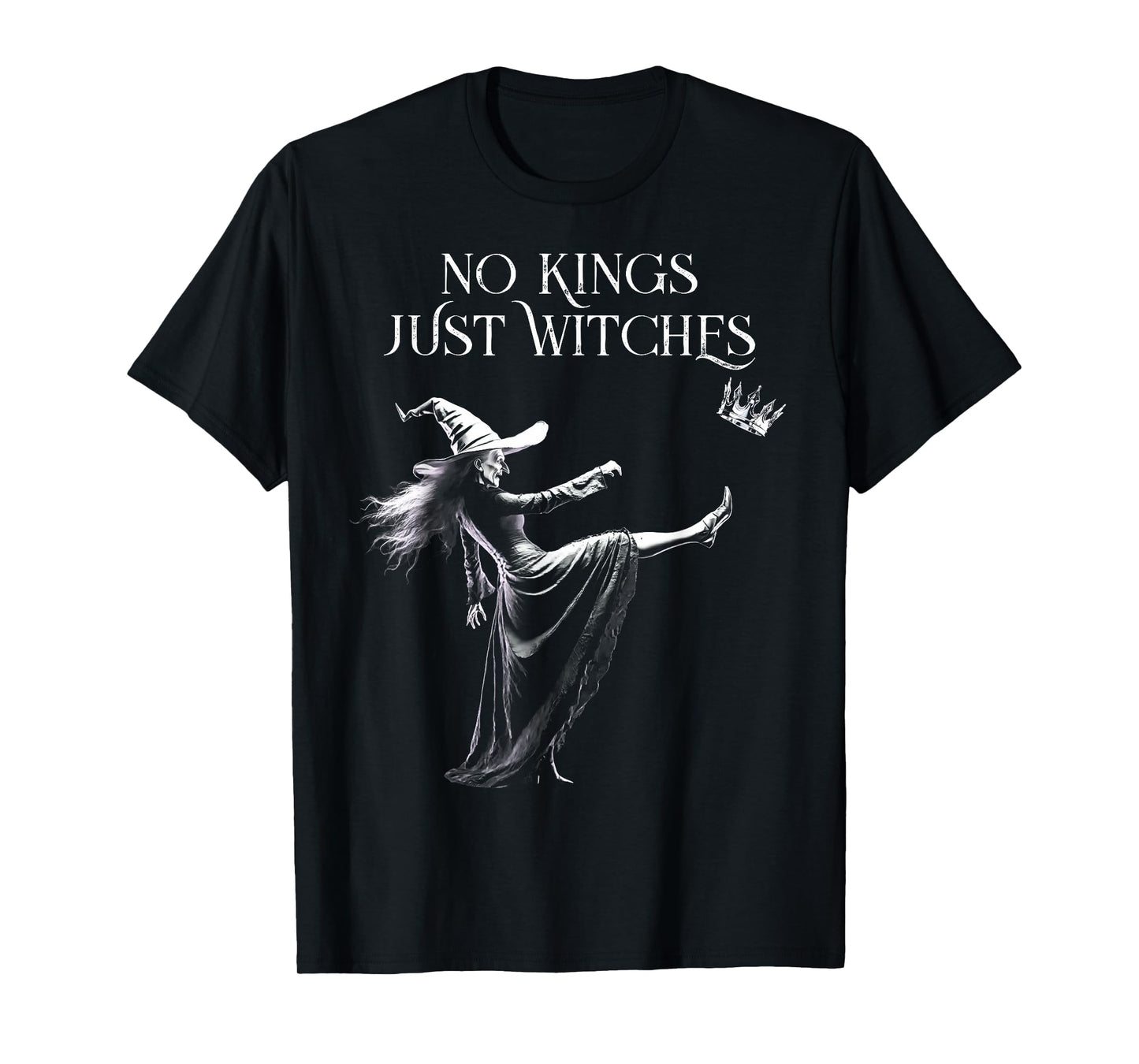 No Kings Just Witches Funny Witchcore Halloween Costume T-Shirt