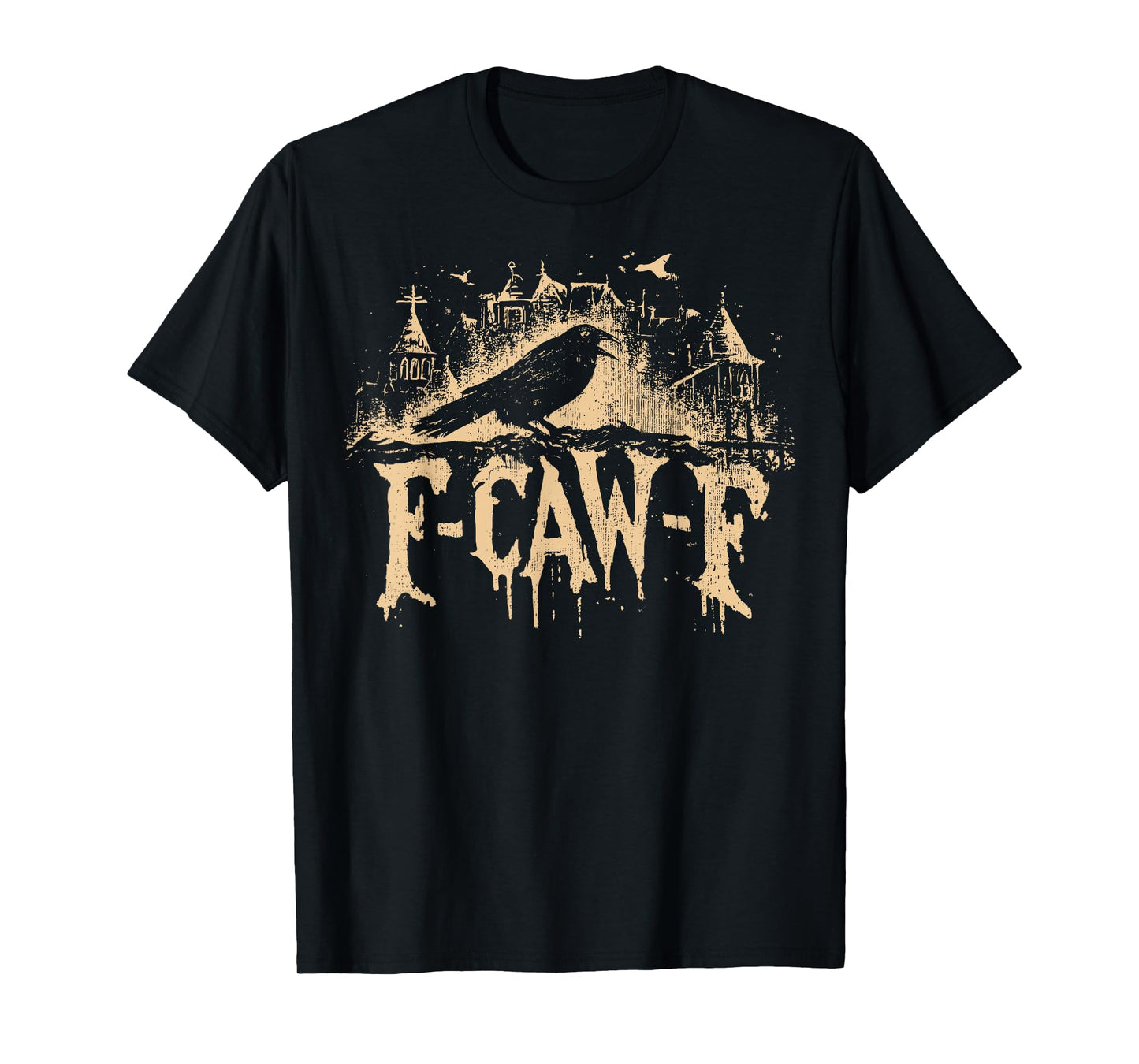 F Caw F Meme Gothic T-Shirt