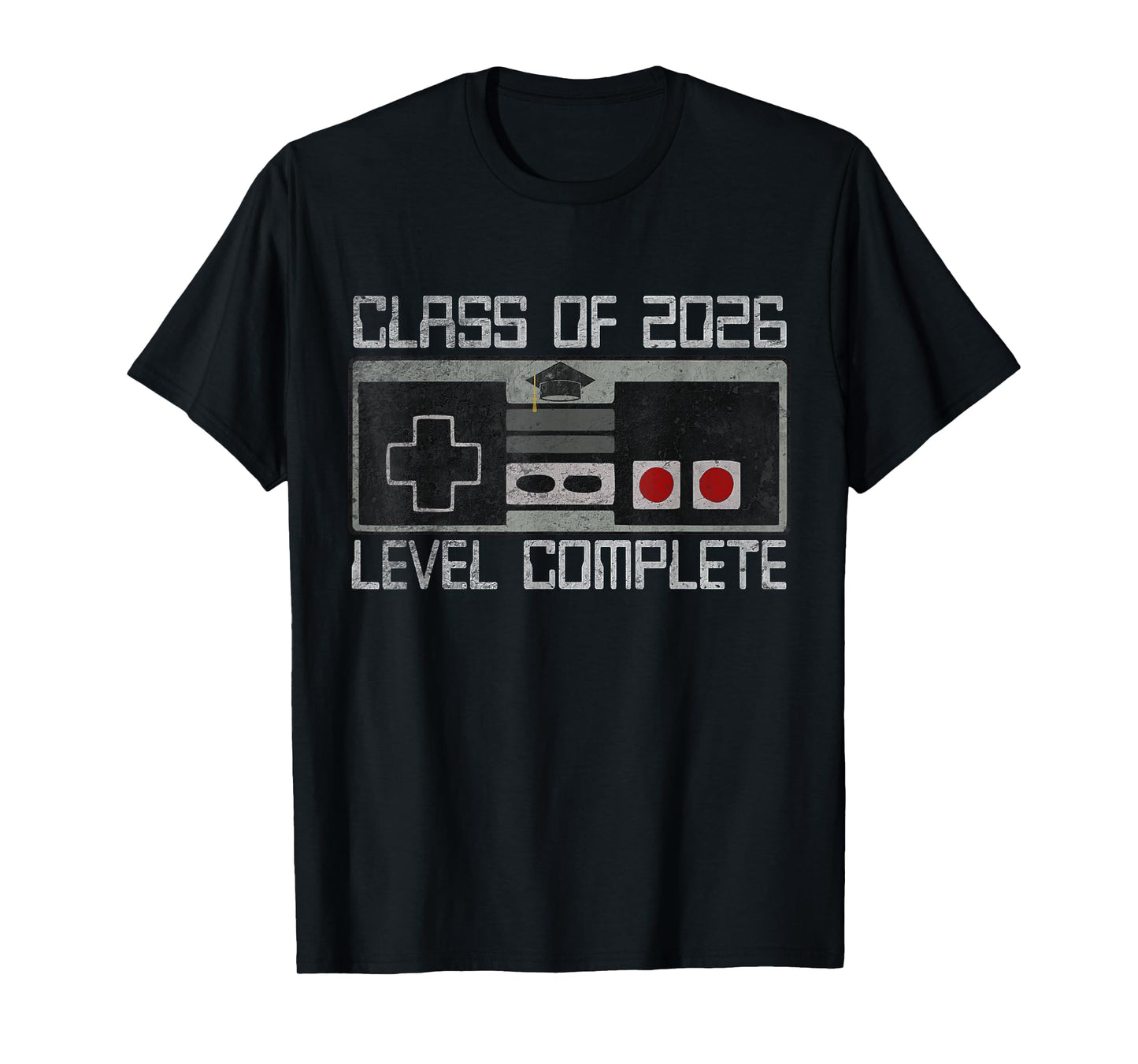 Class of 2026 Level Complete Senior Graduation For Gamer T-Shirt