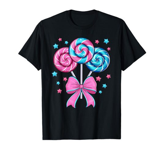 Cute Lollipop Candy Design for Women Girl Toddler Kids T-Shirt