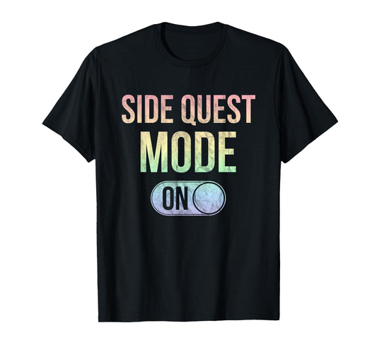 Side Quest Mode On - Funny Rave EDM Festival Gamer T-Shirt