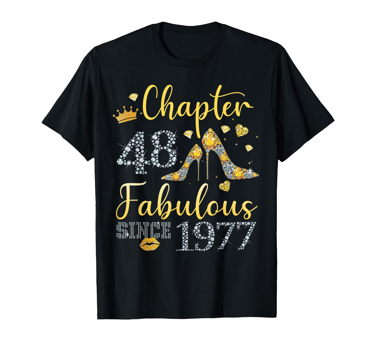 Women Chapter 48 Fabulous Since 1977 48 years old Birthday T-Shirt