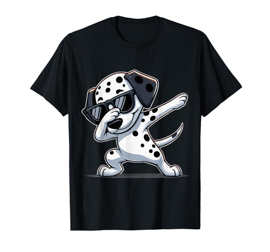 Dabbing Dalmatian Funny Dalmation Dog Dab Dance T-Shirt