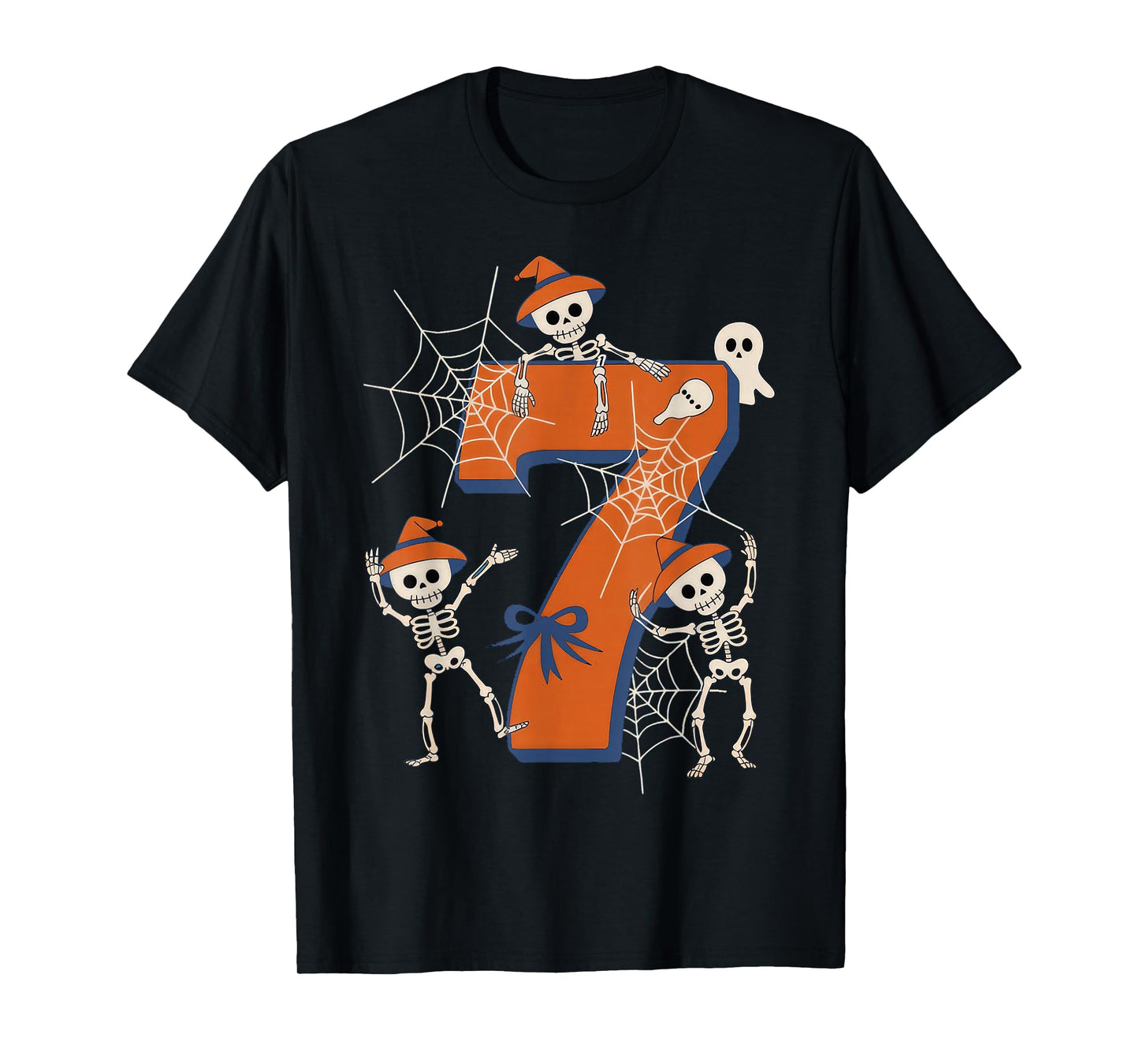 Six Seven Meme 6 7 Halloween Costume Dancing Skeleton T-Shirt