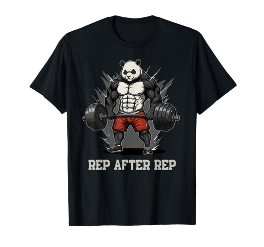 Anime Panda Pump Covers Gym Men Women Workout T-Shirt