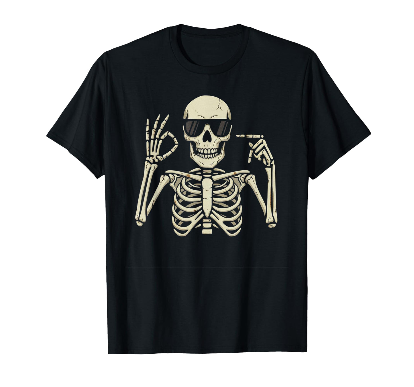 67 Skeleton Six Seven Halloween Meme T-Shirt