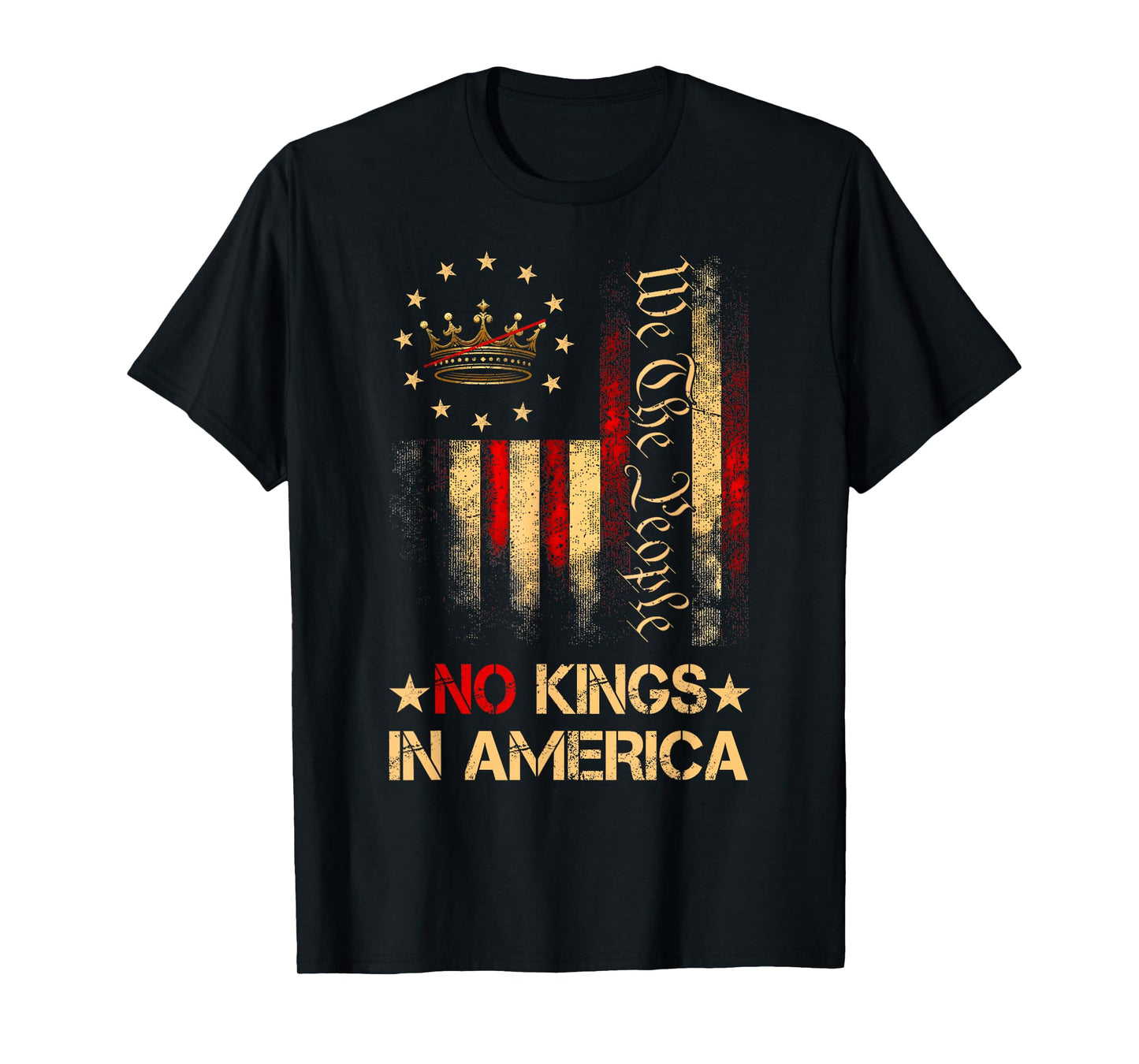 Patriotic Pro-Democracy Protest June 14 No Kings In America T-Shirt