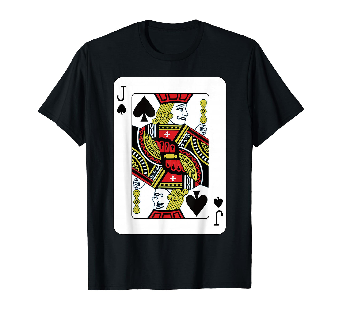 Jack Of The Spades Playing Card Poker T-Shirt