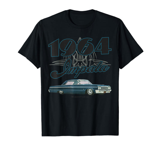 1964 Impala 3.0 Lowrider Kustom Lead Sled Hot Rod Muscle Car T-Shirt