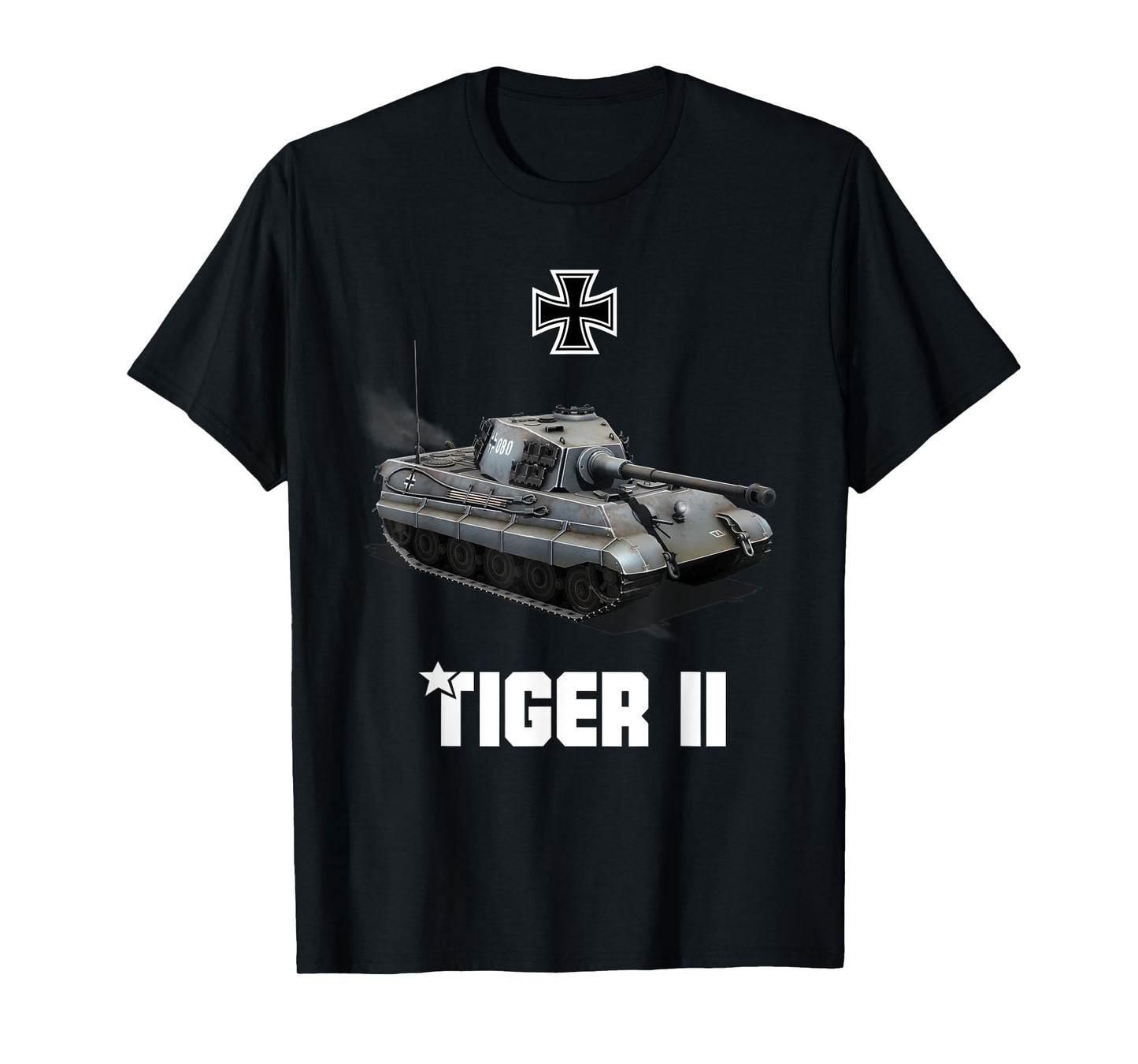 Tiger II Panzer VI German Heavy Tank WW2 King Tiger Military T-Shirt