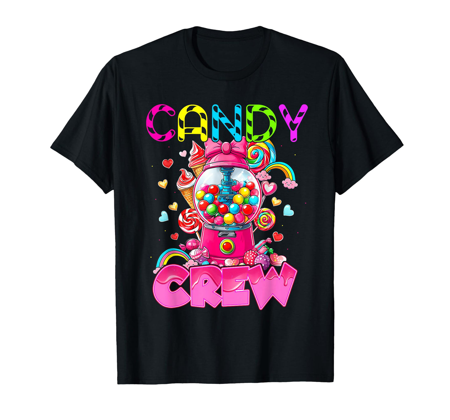 Candy Crew Candy Costume Women Candy Land Kids Sweetie T-Shirt