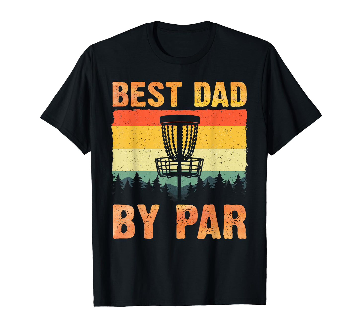 Funny Disc Golf Art For Men Dad Disc Golf Player Disc Golfer T-Shirt