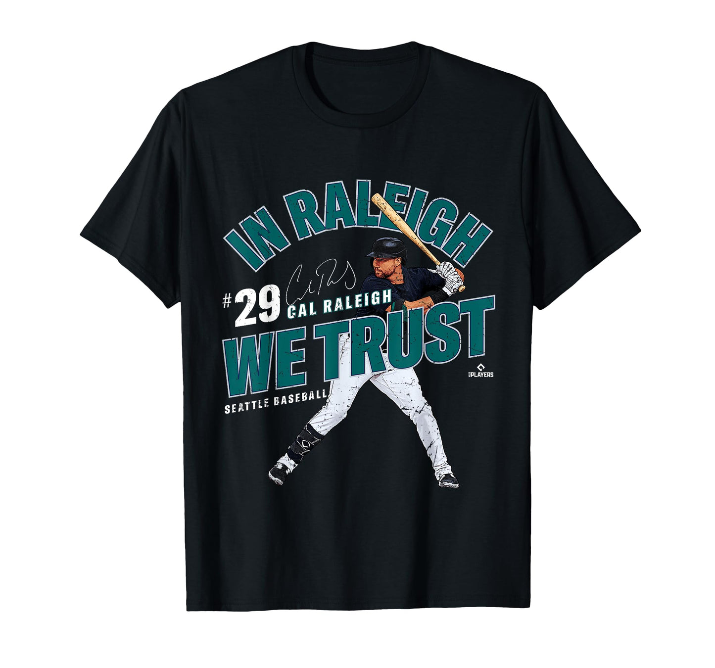In Cal Raleigh We Trust Seattle Baseball MLBPA T-Shirt