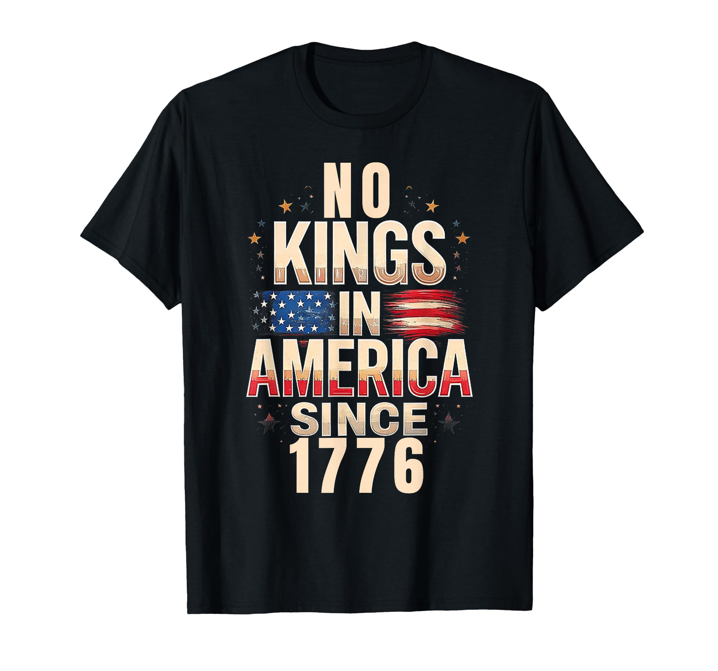 No Kings in America We The People Political Men Women T-Shirt