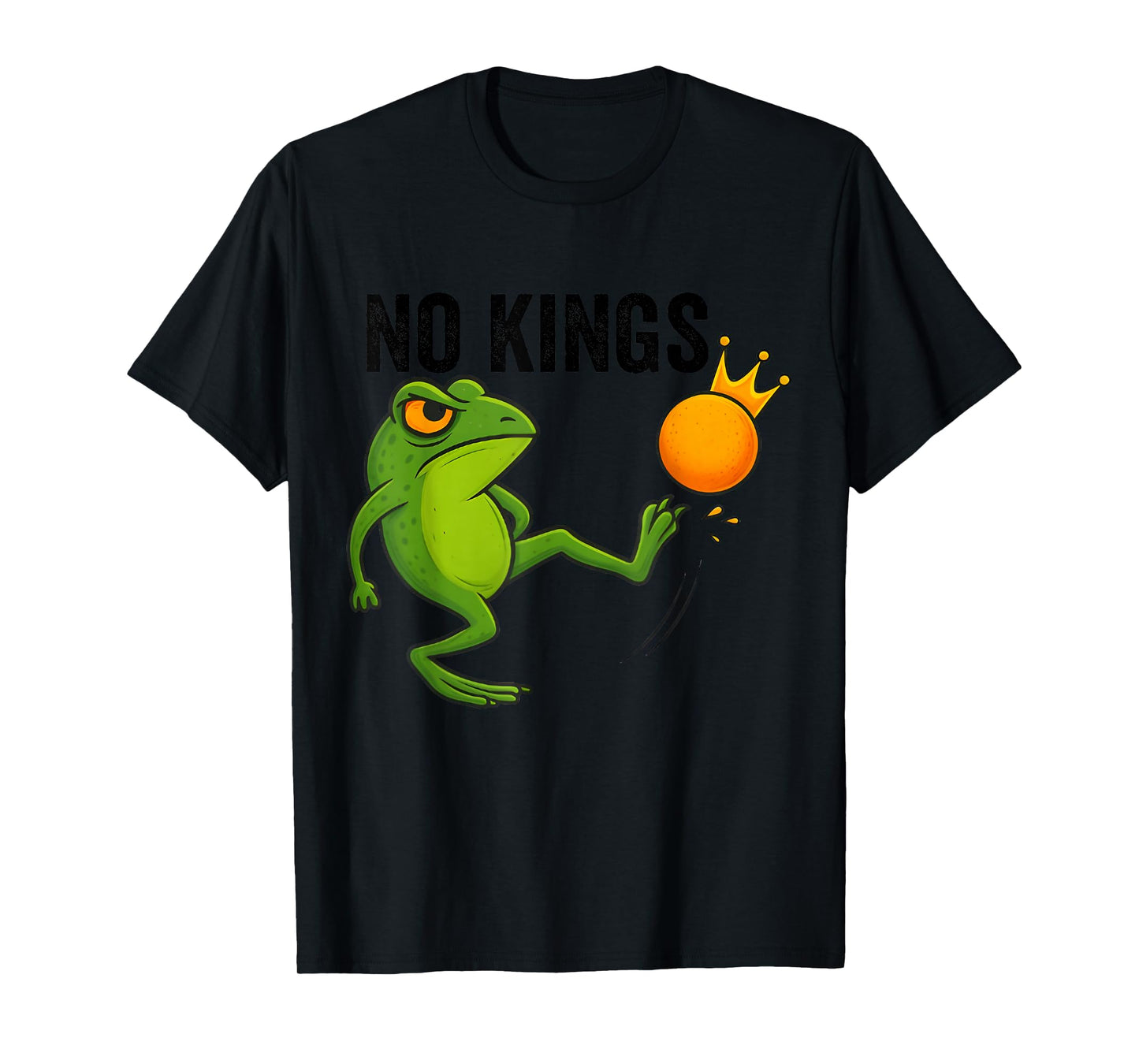 Funny Portland Frog No Kings in America T-Shirt