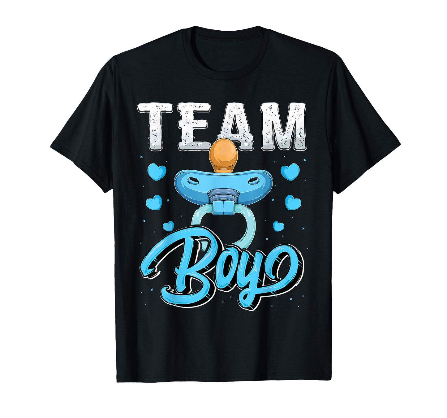 Gender reveal party Team Boy baby shower matching family set T-Shirt