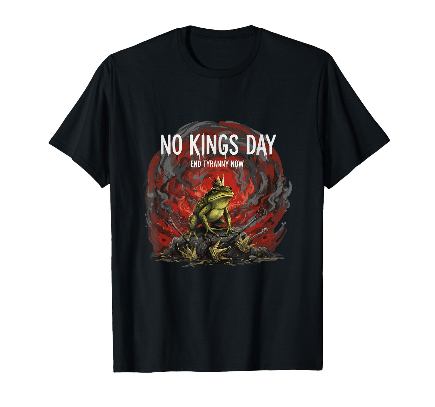No Kings Day Portland Shirt Frog Protest End Tyranny Now T-Shirt