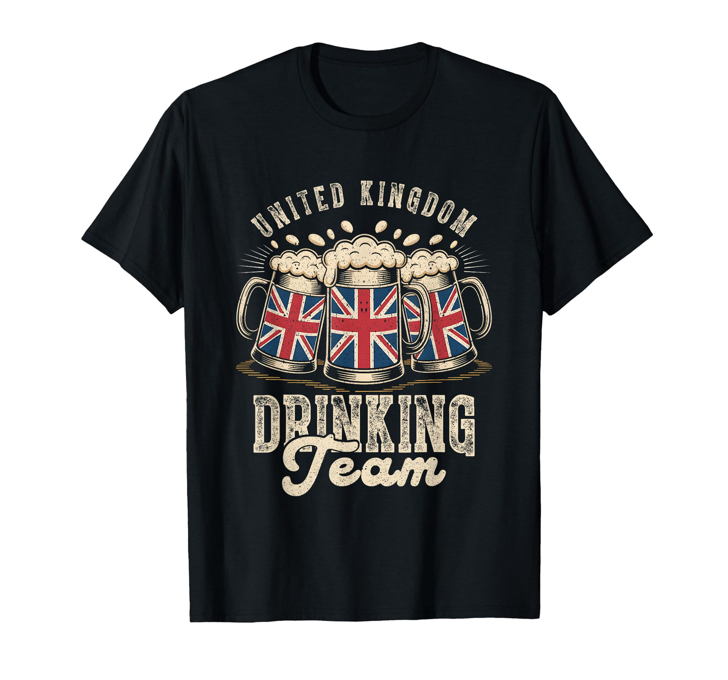 United Kingdom Drinking Team Funny Party British Beer Fest T-Shirt