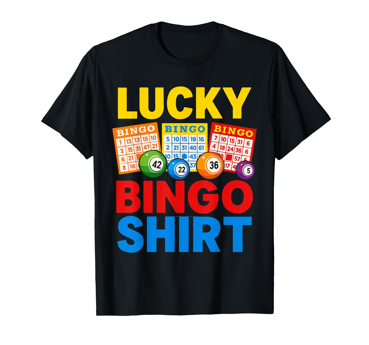 Bingo Costume for Men and Women,Bingo Lover Player T-Shirt