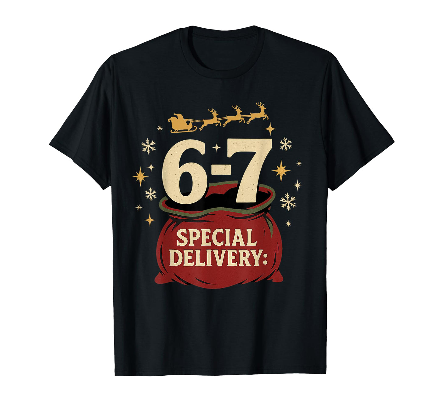 67 Meme Christmas Holiday- Six Seven Gen Alpha Z T-Shirt