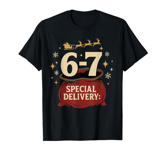 67 Meme Christmas Holiday- Six Seven Gen Alpha Z T-Shirt